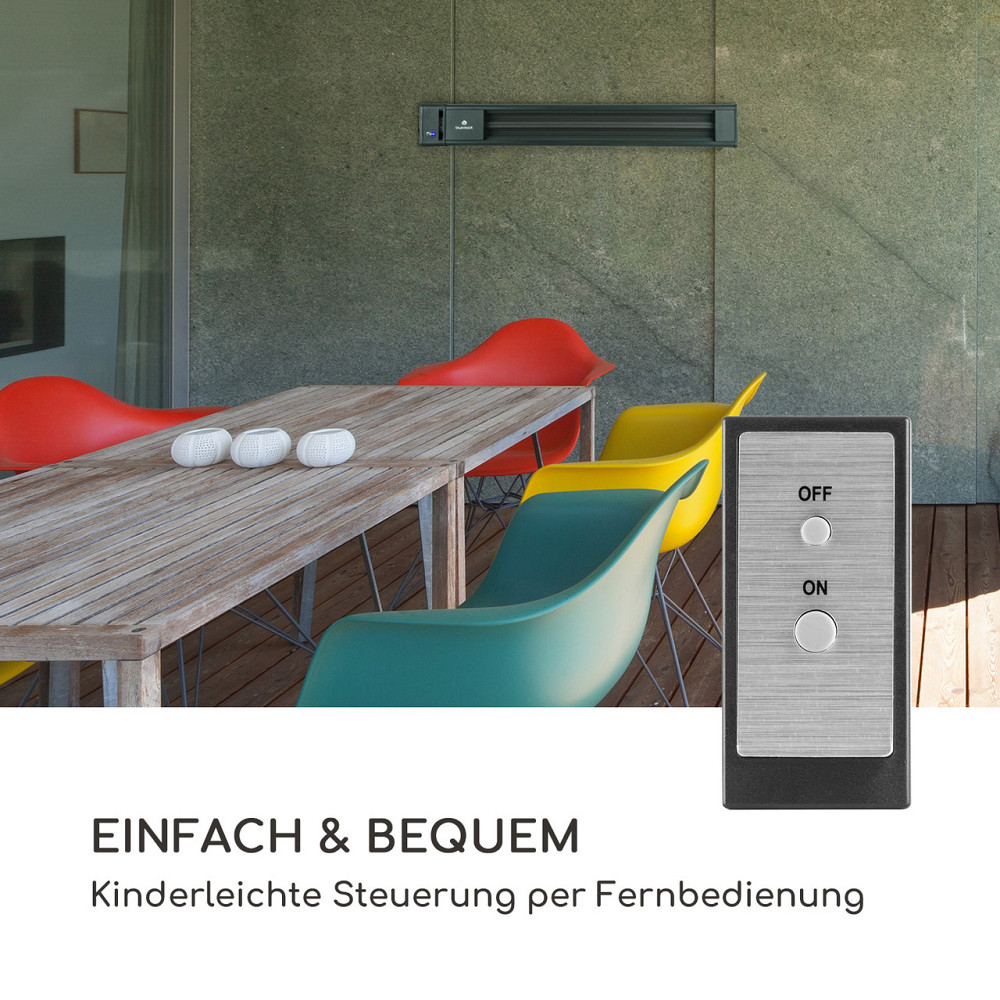 Инфракрасный обогреватель Cosmic Beam 1800W IP65 дистанционное управление (Германия, читать описание) Ровно - изображение 6