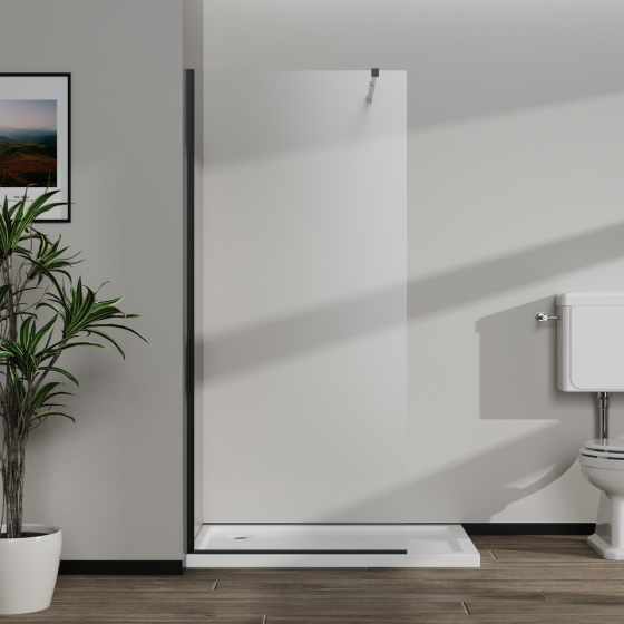 Стеклянная душевая перегородка AVKO Glass S251 195х90 см Clear для душа Киев