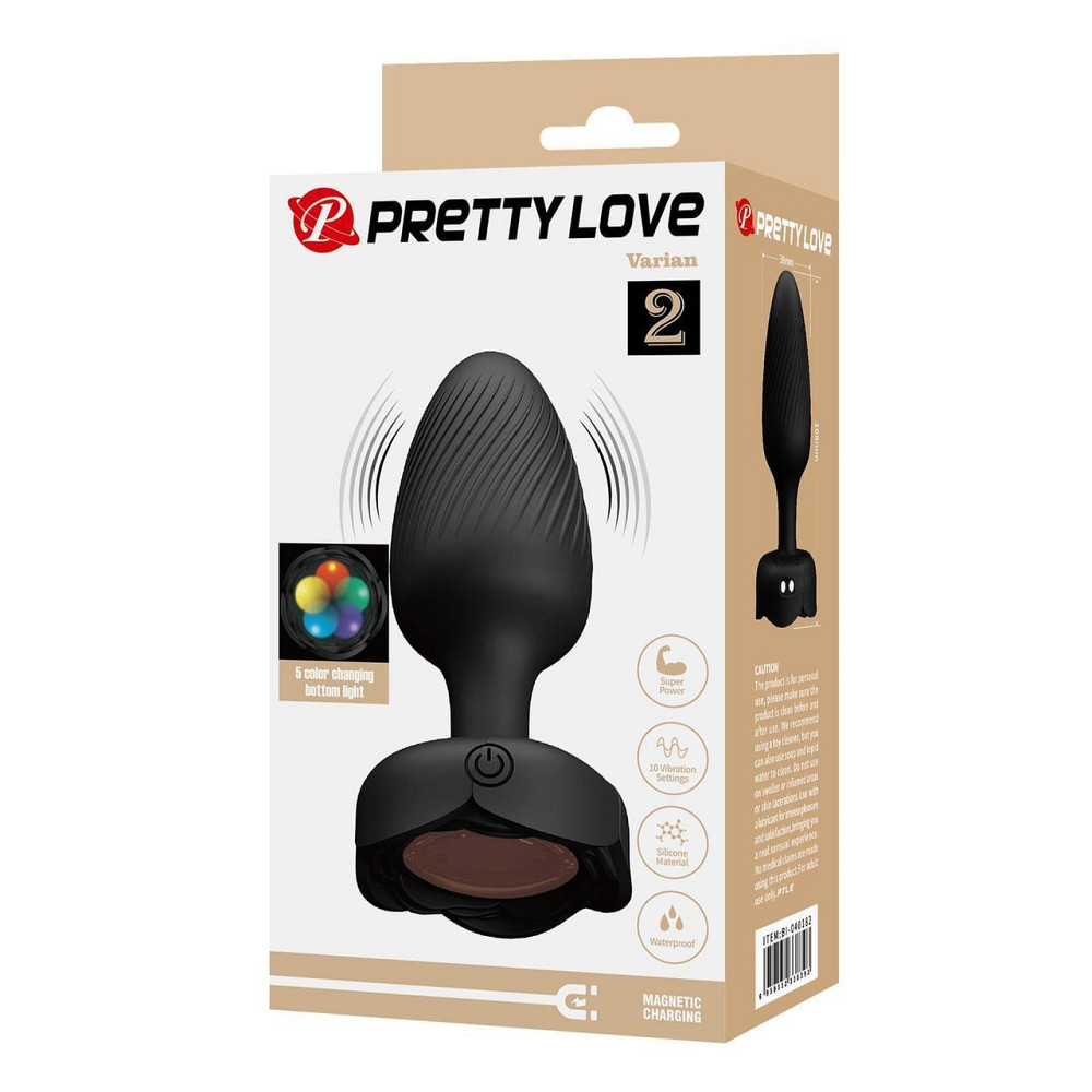 Анальна пробка - Pretty Love Varian Black Sex Aura Київ - фото 2