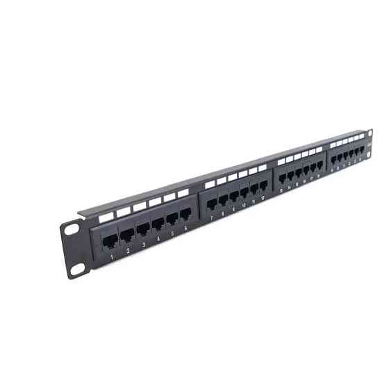Патч-панель Hypernet 24 порти UTP 1U кат. 6е PP-KUTP6-24-NM Київ