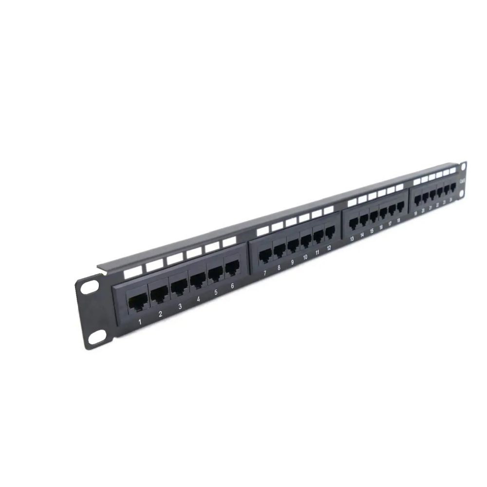 Патч-панель Hypernet 24 порти UTP 1U кат. 6е PP-KUTP6-24-NM Київ - фото 1