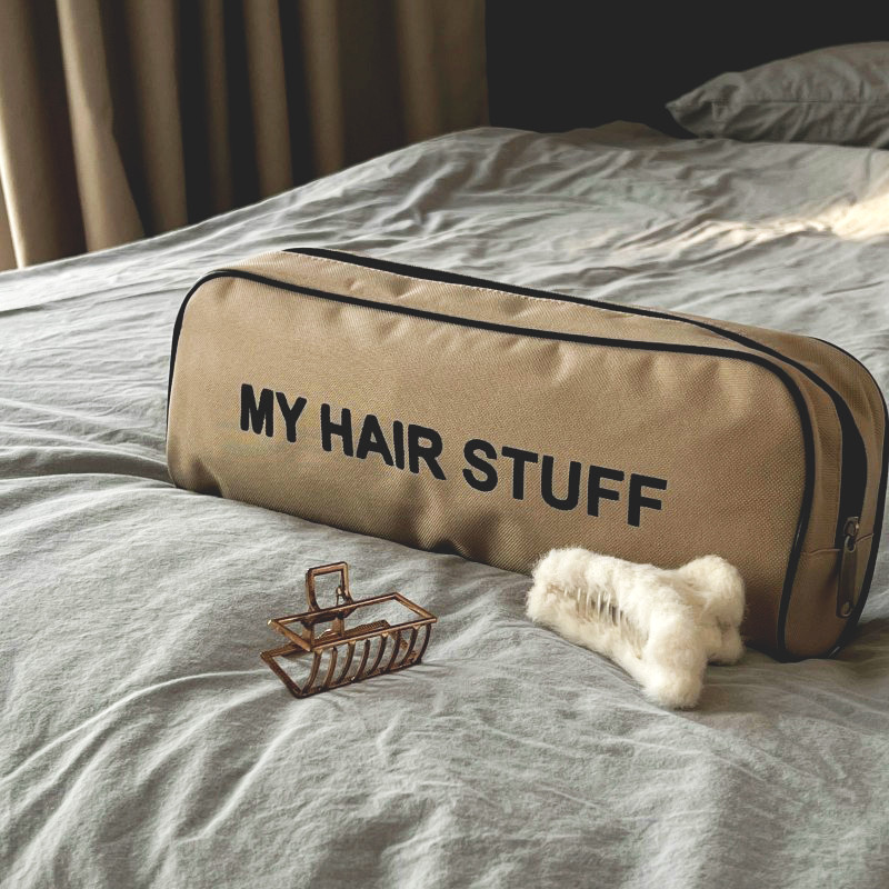 Чехол-органайзер для плоек, гофре и утюжков 35х16х8 см (Бежевый) Сумы - изображение 1