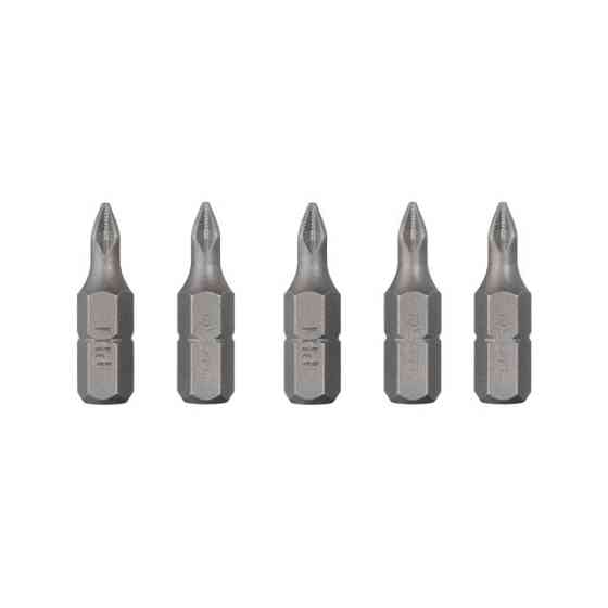 Комплект викруткових насадок, PH1, 1/4"×25 мм, ACR, S2, 5 од., STORM Львів