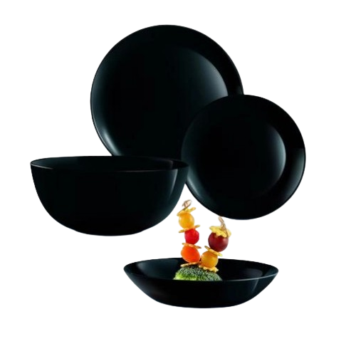 Салатник-піала Diwali 21см P0790 чорний Luminarc Житомир