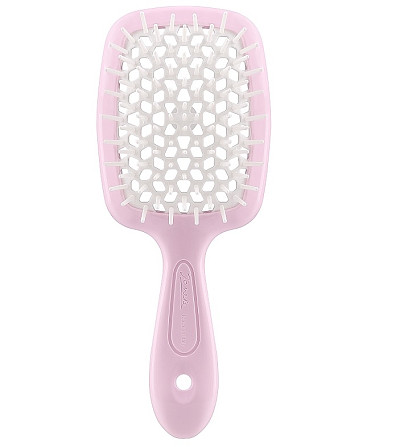 Щітка для волосся рожева з білим Superbrush Janeke Київ - фото 1