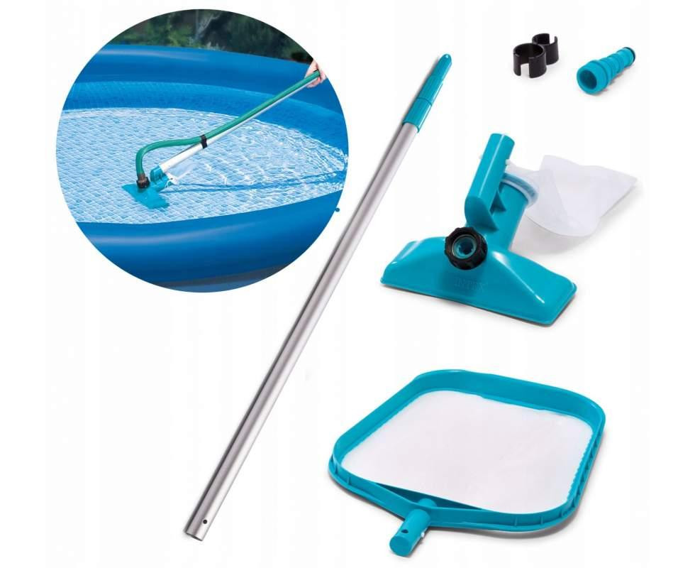 Набір для очищення дна та верхнього шару для басейнів 488см та нижче Блакитний (28002) Чернигов - изображение 1