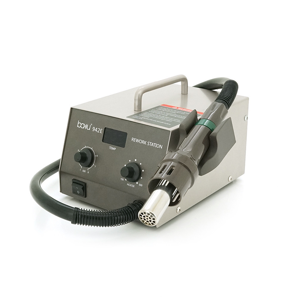 Паяльная станция BAKU BA-942E с цифровой индикацией на фен и паяльник, DC:110-240V, 4A,700W, 2,5 кг Киев - изображение 3