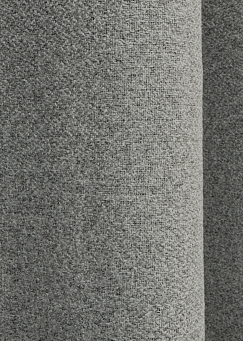 Комплект готових штор VR-Textil Льон блекаут № 1821ш Сірий 200х270 см 2 шт (32-503) Київ - фото 8