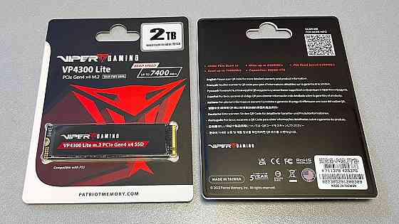 Накопичувач SSD 2TB Patriot VP4300 Lite M.2 2280 PCIe 4.0 x4 (VP4300L2TBM28H) M.2 2280 Харьков