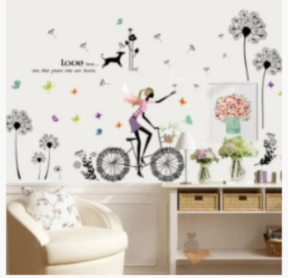 Виниловая наклейка на стену Одуванчики Киев - изображение 2