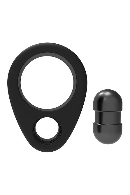 Ерекційне кільце Dreamtoys RAMROD з обтяжувачем, чорне Sex Aura Київ - фото 3