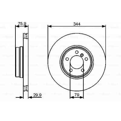 Гальмівний диск Bosch 0 986 479 475 Вінниця