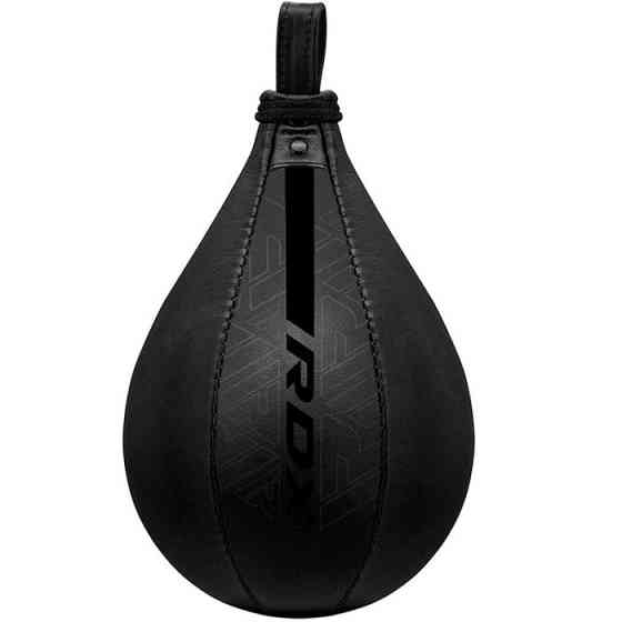 Пневмогруша боксерська RDX Matte Black швидкісна груша без кріплення Київ