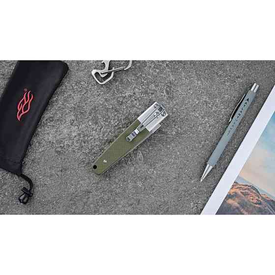 Нiж складаний Ganzo G7211-GR зелений Київ