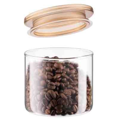 Банка Ardesto Fresh 500 мл, скло, пластик, прозорий (AR1305SFM) Винница