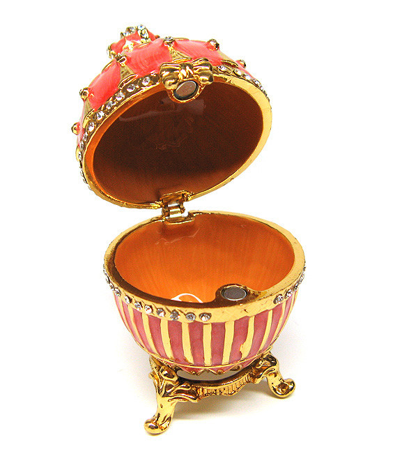 Скринька зі стразами Яйце рожеве Київ - фото 2