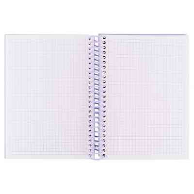 Блокнот Axent на спирали А5 120 листов, клетка, твердая обложка, Happy (8464-2-A) Винница