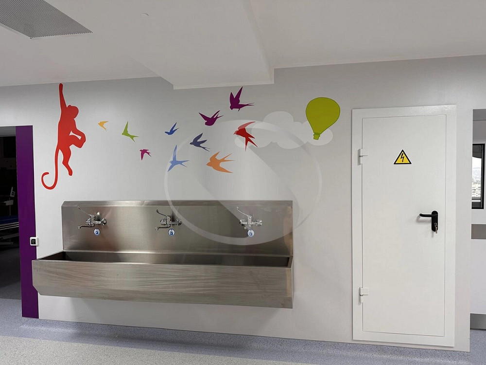 Умивальник ліктьовий на три секції 2300x450x840 мм Київ - фото 3