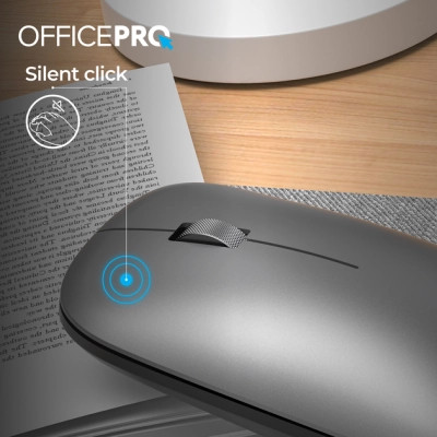Мышка OfficePro M225G Silent Click Wireless Gray (M225G) Винница - изображение 5