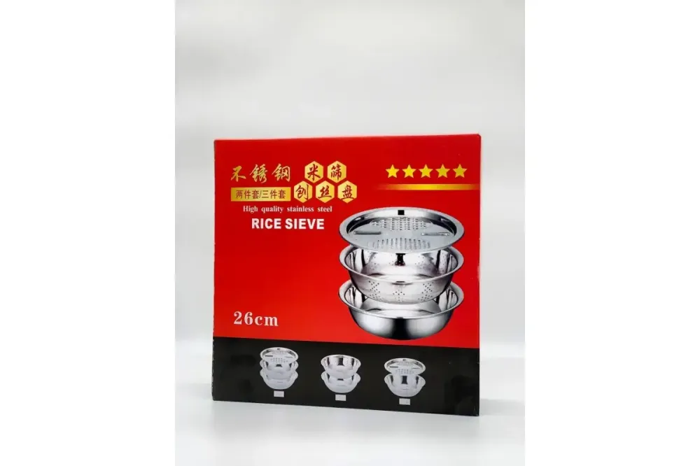 Многофункциональный кухонный набор из нержавеющей стали 3 в 1 Metal Basket Cutter Коломыя - изображение 6