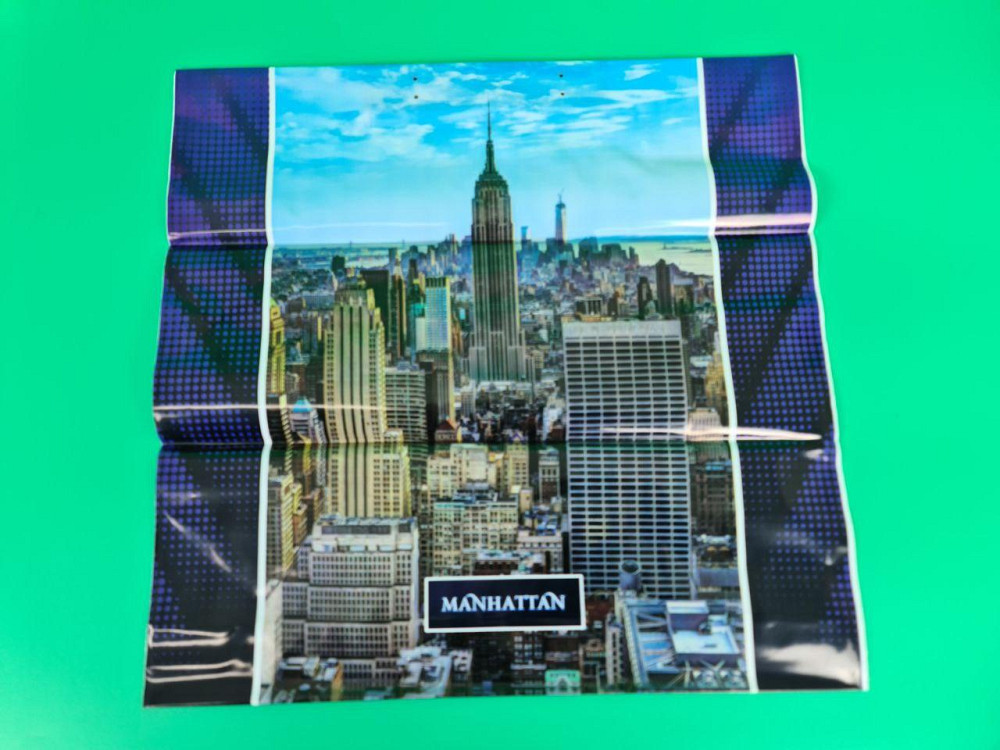 Полиэтиленовый пакет (40х40) с пластиковой ручкой 