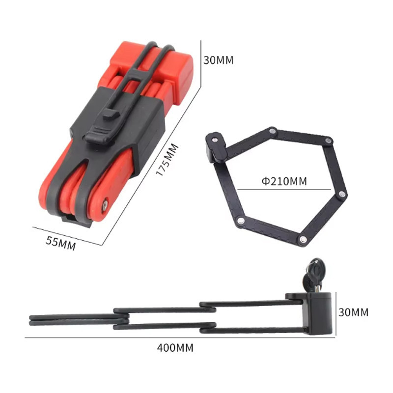 Велосипедний замок під ключ Feel Fit Бровари - фото 7