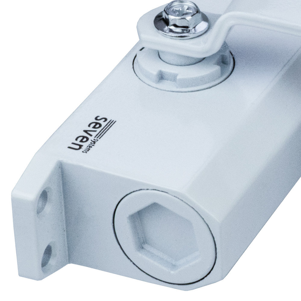 Доводчик дверей 25-45 кг SEVEN DC-7741 white Київ - фото 8