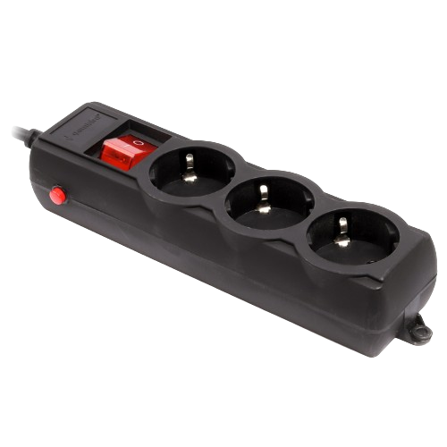 Фільтр мережевий 3 розетки 4,5 м чорний SPG3-G-15B-PRO PRO Gembird Житомир - изображение 3