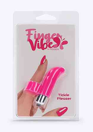 Вібратор на палець Tickle Pleaser рожевий, 8 х 2 см Sex Aura Київ