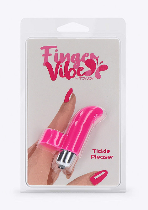 Вібратор на палець Tickle Pleaser рожевий, 8 х 2 см Sex Aura Київ - фото 4