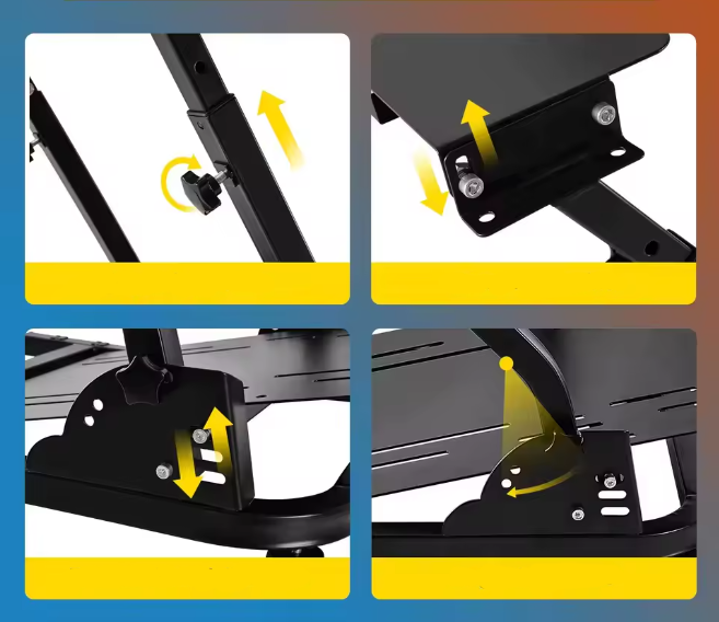 Стійка підставка для ігрового керма з КПП та педаями Logitech g29 g27 t300 t500 Fanatec Кременчук - фото 7