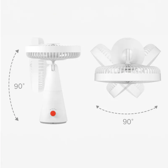 Вентилятор портативний Xiaomi MiJia 4000 mAh Desktop Mobile Fan Київ