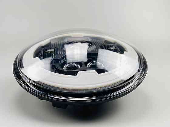 Фара головного світла LED 65W (ближній + дальній + ходові вогні (кільце)) 5.75 дюймів Мукачево