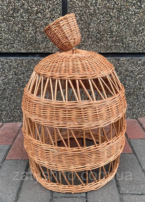 Плетена люстра кругла Київ - фото 2