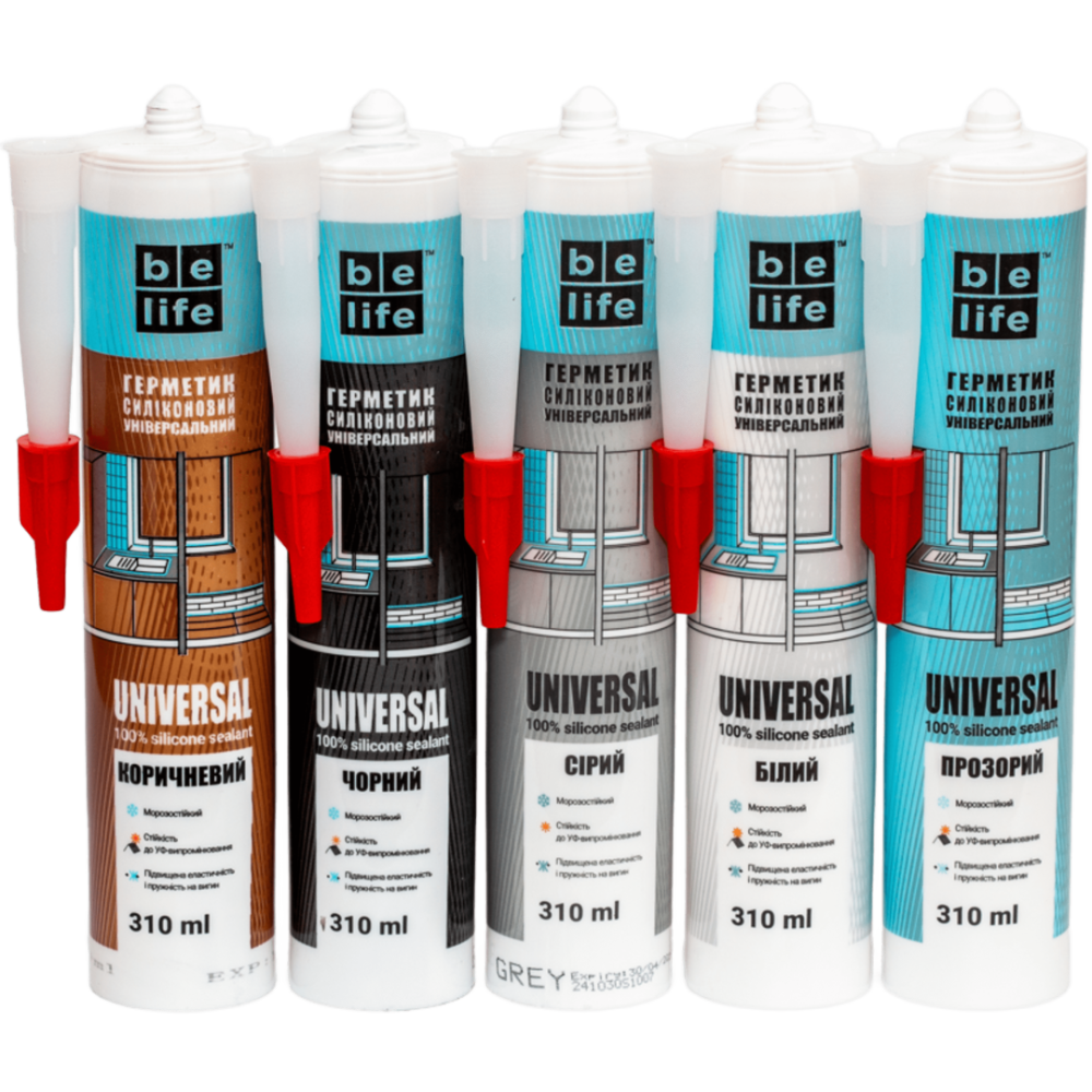 Герметик силиконовый универсальный цветной, 310мл Харьков - изображение 4