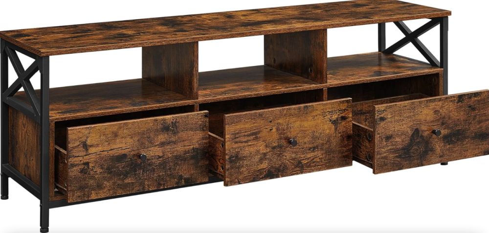 Тумба під телевізор Leobert Kamila в стилі Loft з 3 шухлядами Київ - фото 1