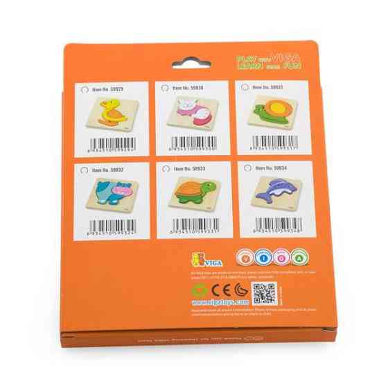 Дерев'яний мініпазл Viga Toys Рибка (59934) Харків