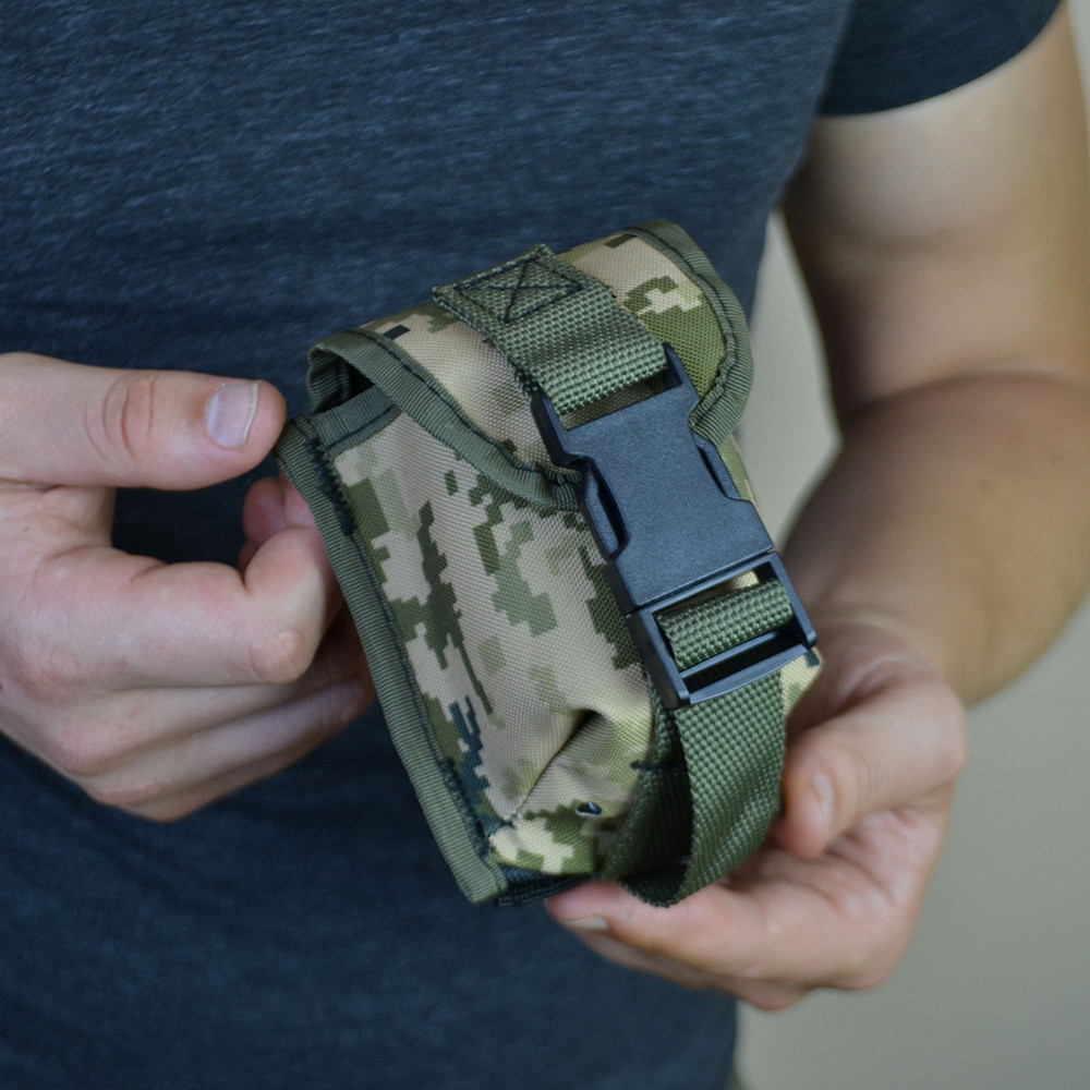 Качественный Подсумок под гранату из кордуры пиксель MOLLE для WF-940 гранаты тактический Киев - изображение 9