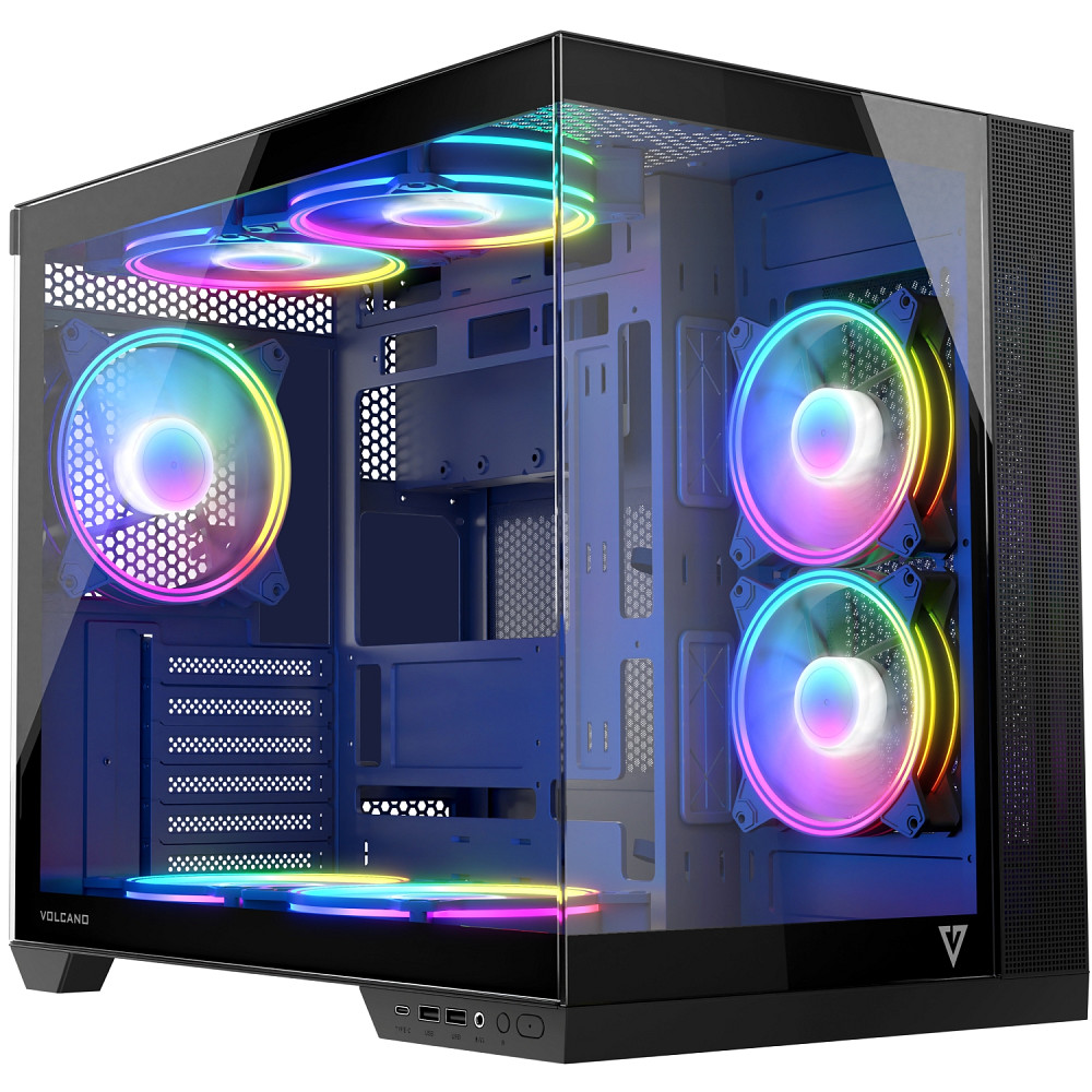 Корпус Modecom VOLCANO PANORAMA APEX ARGB 7F MIDI GREY без БЖ ATX Вінниця - фото 1