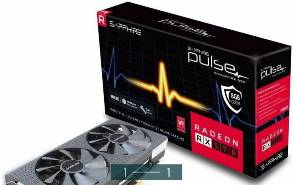 Відеокарта RX 570 8G Київ - фото 1