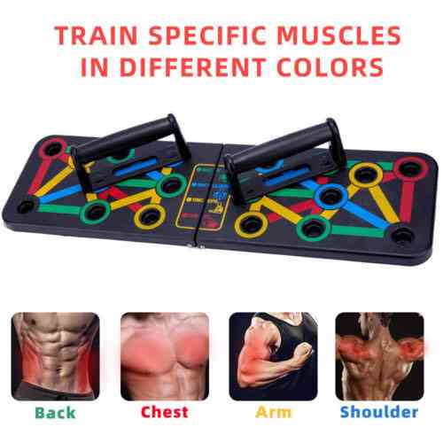 Тренажер-доска для силовых тренировок Foldable, Портативный тренажер для отжиманий EQ-11 Львов