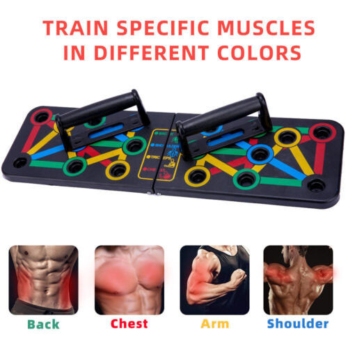 Тренажер-доска для силовых тренировок Foldable, Портативный тренажер для отжиманий EQ-11 Львов - изображение 4