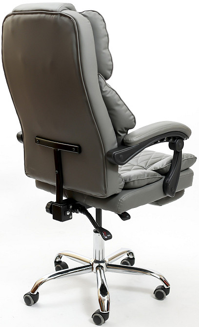 Кресло офисное Diego Comfort Pro серое Киев - изображение 5