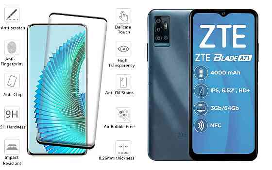 Захисне скло HyperGlass Pro для ZTE BLADE A71 – максимальна чутливість та захист Київ