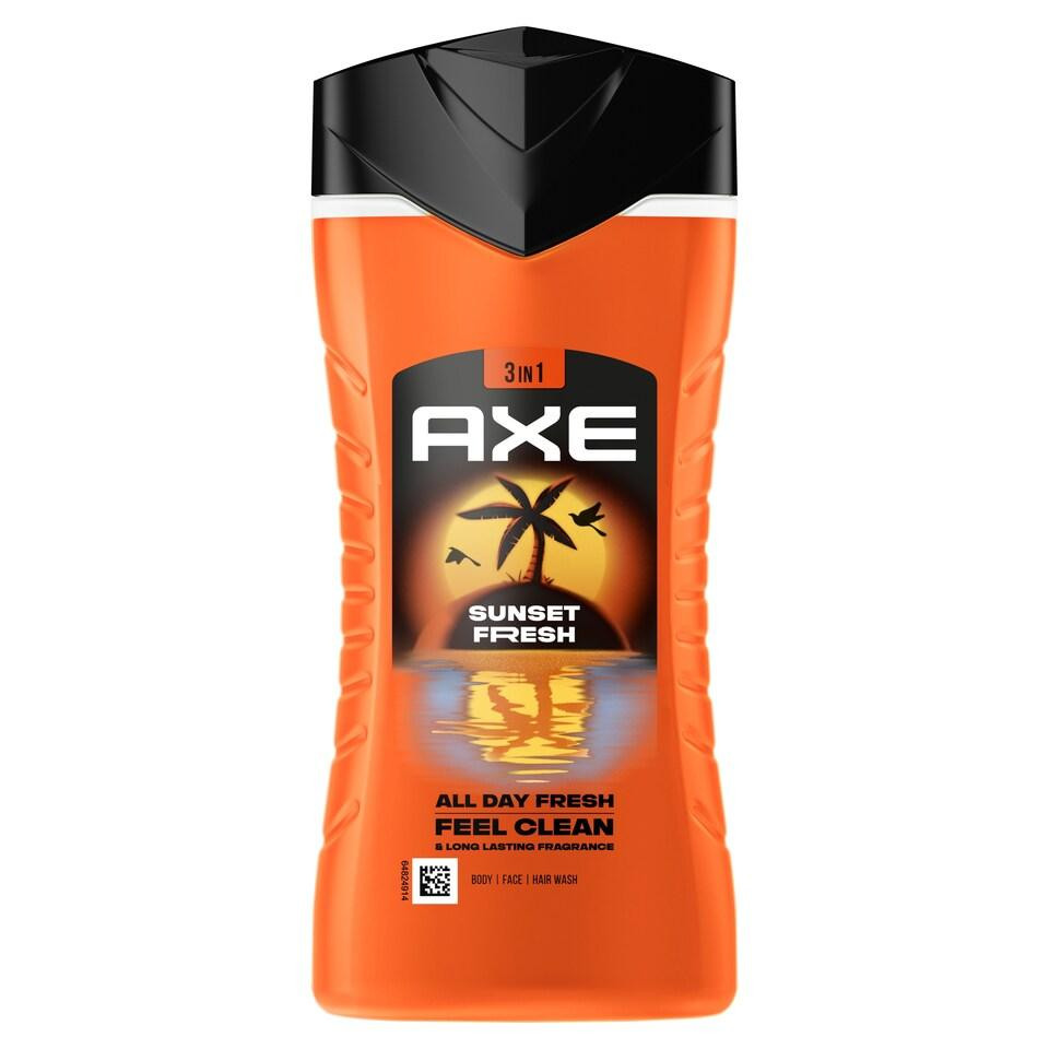 Axe гель для душа и шампунь сансет фреш 250 мл Киев - изображение 1