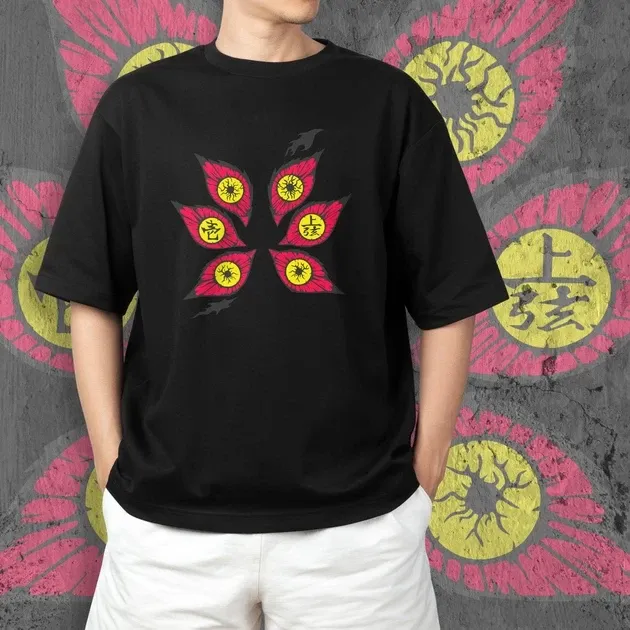 Футболка для подростка мальчика с принтом Клинок, рассекающий демонов Глаза Кокушибо Размер 160 Anime10446 Днепр - изображение 3