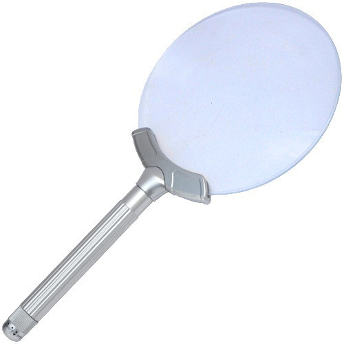 Увеличительное стекло Magnifier 2B-7 с LED подсветкой, 2,5 кратное увеличение, диам.-130мм Полтава - изображение 1