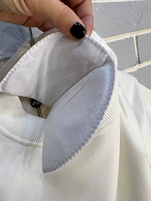 Футболка женская KEYYMOD 23688 оверсайз свободный крой с подплечниками one size, белый, one size Киев - изображение 12