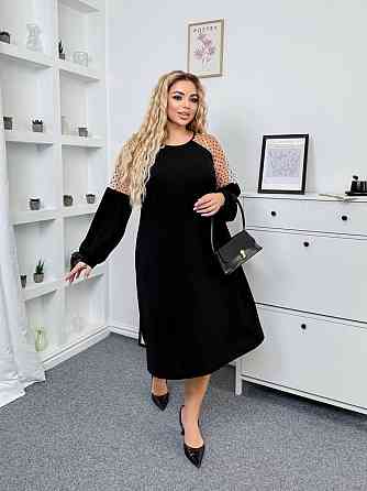 Женское платье со вставками из сеточки Одесса