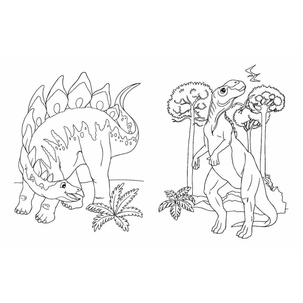 Большая книга раскрасок Динозавры 1736030, 64 страницы Винница - изображение 2